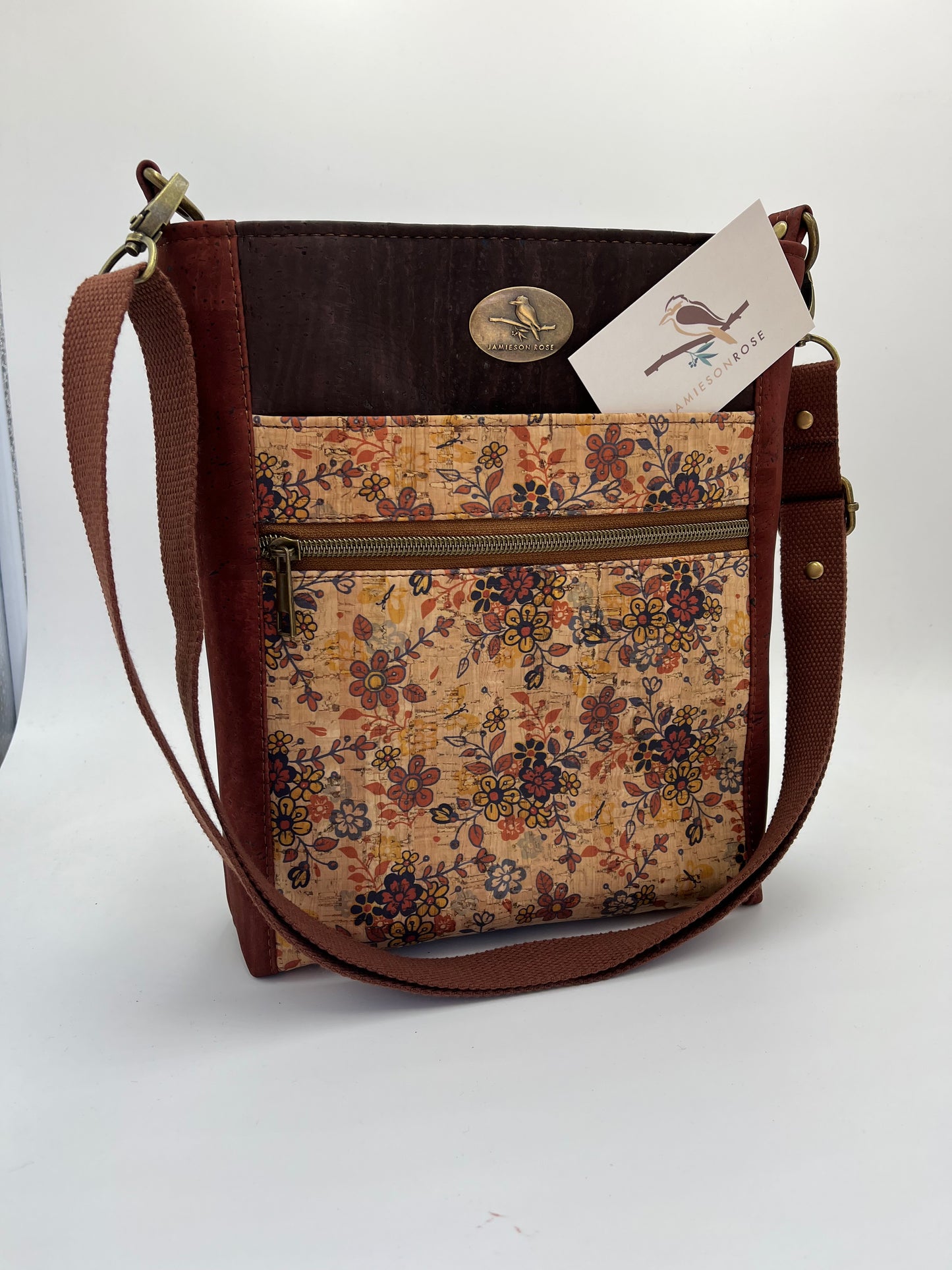 Prospector Hipster - Rust, Dark Brown and Autumn Floral Cork